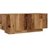 Image de vidaXL, Meuble TV, TV-Schrank mit LED-Leuchten Altholz-Optik 100x35x40 cm TV-Möbel (100 x 35 x 40 cm)