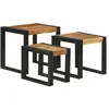Image de vidaXL, Table basse, Jorge Large (50 cm) +medium +small (50 x 40 x 45 cm)