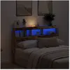 Image de vidaXL, Lit : accessoires, Kopfteil mit Ablagen (160 x 17 x 102 cm)