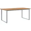 Image de vidaXL, Table de jardin + table de balcon, Table de jardin (180 x 90 x 75 cm)