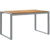 Image de vidaXL, Table de jardin + table de balcon, Table de jardin (140 x 80 x 75 cm)