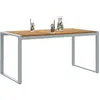 Image de vidaXL, Table de jardin + table de balcon, Colter (160 x 80 x 75 cm)