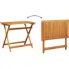 Image de vidaXL, Table de jardin + table de balcon, River (90 x 55 x 75 cm)