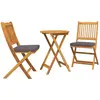 Image de vidaXL, Table de jardin + table de balcon, Garten Bistro Set