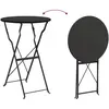 Image de vidaXL, Table de jardin + table de balcon, Cristina (50 x 50 x 71 cm)