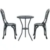 Image de vidaXL, Table de jardin + table de balcon, Bronson (53 x 53 x 70.50 cm)