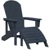 Image de vidaXL, Chaises de jardin, Darren with footrest