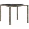 Image de vidaXL, Table de jardin + table de balcon, Fallon (90 x 90 x 75 cm)