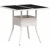 Image de vidaXL, Table de jardin + table de balcon, Salon de jardin (80 x 80 x 75 cm)