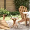 Image de vidaXL, Table d'appoint + desserte de jardin, Lillian