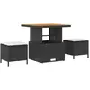 Image de vidaXL, Table de jardin + table de balcon, Garten Essgruppe