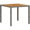 Image de vidaXL, Table de jardin + table de balcon, Leana (90 x 90 x 75 cm)