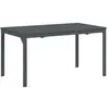 Image de vidaXL, Table de jardin + table de balcon, Archie (180 x 80 x 74 cm)
