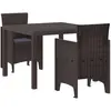 Image de vidaXL, Table de jardin + table de balcon, Lincoln