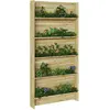 Image de vidaXL, Support pour plantes + escalier de fleurs, Cade