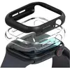 Image de Ringke Slim 2pack Case for Apple Watch 10 46mm - Transparent et Noir mat, Montre connectée : accessoires, Noir, Transparent