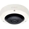 Image de Hanwha XNF-8010R Caméra fisheye ind. 6MP PoE IR (2 396 × 1 080 pixels), Caméra réseau, Beige