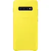 Image de Samsung Leather Cover (Samsung Galaxy S10+), Coque pour téléphone portable, Jaune
