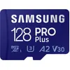 Image de Samsung Pro Plus (128 Go, microSDXC, U3, UHS-I), Carte mémoire, Bleu