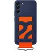Image de Samsung Couvercle en silicone avec boucle (Samsung Galaxy S22+), Coque pour téléphone portable, Bleu
