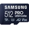 Image de Carte mémoire microSDXC Samsung Pro Ultimate 512 Go Bleu