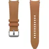 Image de Samsung Hybrid Eco (20 mm, Cuir écologique, Fluoroélastomère), Sangles de montre, Marron