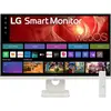 Image de LG SMART MONITOR 27 IPS BLANC 3840X2160 16:9 IPS 5MS 350CD/M 60HZ HDMI USB-C S (3840 x 2160 pixels, 27"), Moniteur, Blanc