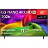 Image de LG 50NU800B6LC (50", NU800B, LED, 4K, 2026), TV, Noir