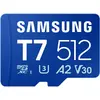 Image de Samsung SD MicroSD Card 512GB SDXC T7 Reader (Class10) (512 Go, microSDHC, microSDXC, SDXC, U3, UHS-I), Carte mémoire, Bleu