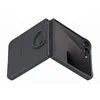Image de Coque en silicone Samsung avec anneau selfie Noir pour Galaxy Z Flip 7