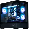 Image de SoundMagic Boitier Mini Tour Micro ATX P30 RGB avec panneaux vitrés (Noir), Boîtier PC, Noir