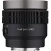 Image de Samyang V-AF 24mm T1.9, Sony E (Sony E, Plein format, APS-C / DX), Objectif, Noir