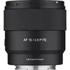 Image de Samyang AF 16mm f/2.8 P Sony FE (APS-C / DX), Objectif, Noir