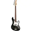 Image de Cort Guitars Cort GB24JJ Trans Black (Basse électrique, Bois de peuplier (corps), Érable (manche), Jatoba (touche), Placage érable (table d'harmonie)), Guitare, Transparent