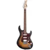 Image de Cort Guitars Cort G110 Open Pore Sunburst (Guitare électrique, Bois de peuplier, Érable, Jatoba), Guitare, Marron