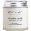 Image de Mary&May, Masque pour le visage, MARY & MAY - Brightening Face Mask Lemon Niacinamide Glow Wash off Pack 125 g (125 g)