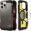 Image de Spigen Tough Armor MAG iPhone 16 Pro MagSafe gunmetal ACS08145 (Apple iPhone 16 Pro), Coque pour téléphone portable, Gris
