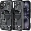Image de Spigen Ultra Hybrid MAG (Apple iPhone 16), Coque pour téléphone portable, Transparent, Noir