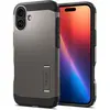 Image de Spigen Tough Armor MAG iPhone 16 MagSafe gunmetal ACS08215 (Apple iPhone 16), Coque pour téléphone portable, Argent, Gris