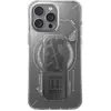 Image de Skinarma case Helio iPhone 16 Pro 6.3" Magnetic Charging + Grip Stand titanium (Apple iPhone 16 Pro), Coque pour téléphone portable, Gris