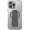 Image de Skinarma case Axon iPhone 16 Pro Max 6.9" Magnetic Charging + Grip Stand titanium (Apple iPhone 16 Pro Max), Coque pour téléphone portable, Gris