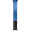 Image de Uniq pasek Revix Apple Watch Series 1/2/3/4/5/6/7/8/SE/SE2 38/40/41mm. Réversible magnétique czarny-ni (41 mm, Acier inoxydable, Silicone), Sangles de montre, Noir, Bleu