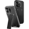 Image de Uniq étui Heldro Mount with Stand iPhone 15 Pro Max 6.7" dymny/vapour smoke (Apple iPhone 15 Pro Max), Coque pour téléphone portable, Noir