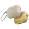 Image de Uniq étui Clyde Lock Case AirPods Pro 2 (2022/2023) be owo- ó ty/ivory-canary yellow, Étui pour écouteurs + casque, Jaune, Beige