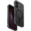Image de Uniq etui LifePro Xtreme iPhone 16 6.1" Magclick Charging czarny/frost smoke (Apple iPhone 16), Coque pour téléphone portable, Noir, Gris