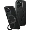 Image de Uniq Swivix 360 Rotating Kickstand Case for iPhone 16 Pro - Black (Apple iPhone 16 Pro), Coque pour téléphone portable, Noir