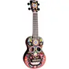 Image de Mahalo Art Skull (Acoustique, Soprano), Ukulélé, Noir, Multicolore