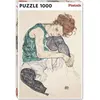 Image de Piatnik Schiele - Femme assise, genou relevé (1000 pièces)