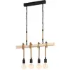 Image de EGLO, Suspension, Suspension YOUNGSTOWN 4x E27, noir/marron (E27)