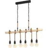 Image de EGLO, Suspension, Suspension YOUNGSTOWN 6x E27, noir/marron (E27)
